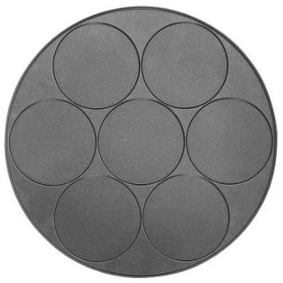 LAGRANGE Plaque 7 mini-cr&ecirc;pes pour cr&ecirc;pi&egrave;re  - diam&egrave;tre cr&ecirc;pe : 11 cm.