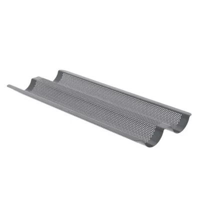 DE BUYER Plaque &agrave; 2 baguettes Multicolore 