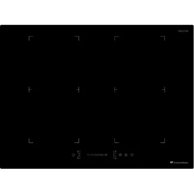 CONTINENTAL EDISON Plaque a induction - 4 foyers - 7200 W - 70 cm - CETI724Z2FLEX - Noir