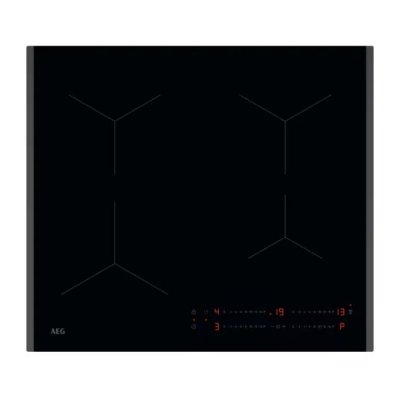 AEG Plaque &agrave; Induction  4 Zones 7200W Noir - OIO64A00FB