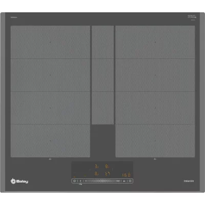 BALAY Plaque &agrave; induction -  - 3EB960AH - 60 cm - 2 zones - Flex induction totale - Anthracite