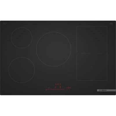 BOSCH Plaque &agrave; induction  80 cm 7400 W noir mat