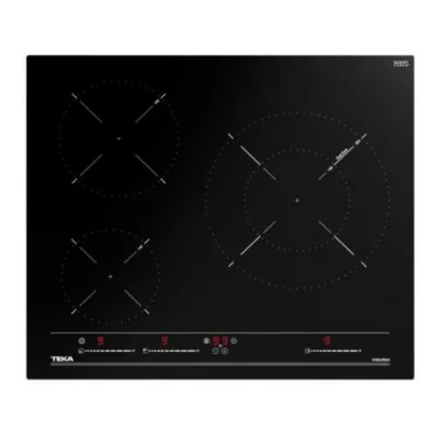 TEKA Plaque &agrave; induction de 60 cm avec coins arrondis 3 foyers 