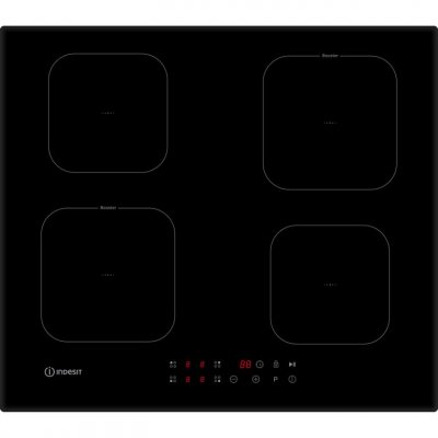 INDESIT Plaque &agrave; Induction  4 Zones 7400W Noir - IS F 18Q60 NE