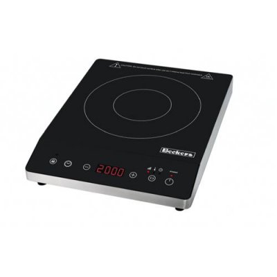 BECKERS Plaque &agrave; induction MOD. IND 200F - - - Acier inoxydable 294x374x56mm