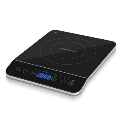  Plaque &agrave; induction portable Aigostar Bluefire - 2000W, tactile, programmable, maintien au chaud