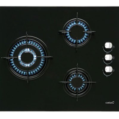 CATA Plaque au gaz  ci6021bk 60 cm noir (3 cuisini&egrave;re)