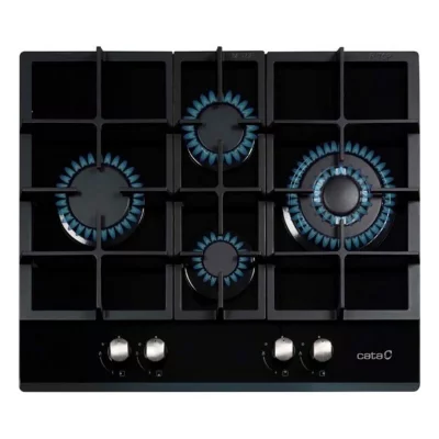 CATA Plaque au gaz  LCI 6031 BK 60 cm (4 Zones de cuisson) Gaz Naturel