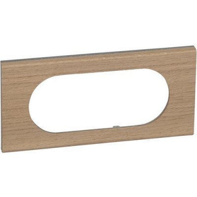 LEGRAND Plaque C&eacute;liane Mati&egrave;re Ch&ecirc;ne Blanchi 4 &Agrave; 5 Modules