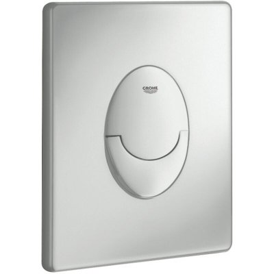 GROHE Plaque de commande verticale chrom&eacute;e finition mate Skate Air 