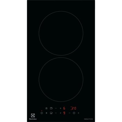 ELECTROLUX Plaque de cuisson &agrave; induction 29cm 2 foyers 3650w noir LIT30231C