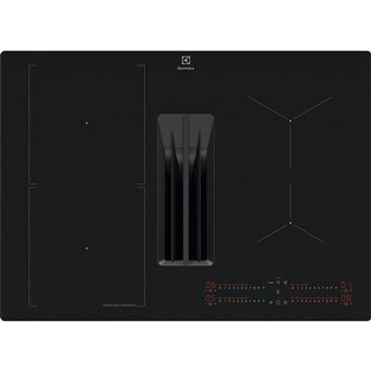 ELECTROLUX Plaque de cuisson avec hotte int&eacute;gr&eacute;e  KCC73443CZ SAPHIRMATT