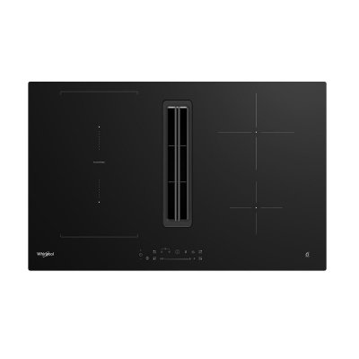 WHIRLPOOL Plaque de cuisson avec hotte int&eacute;gr&eacute;e  WVHS80FFB Noir