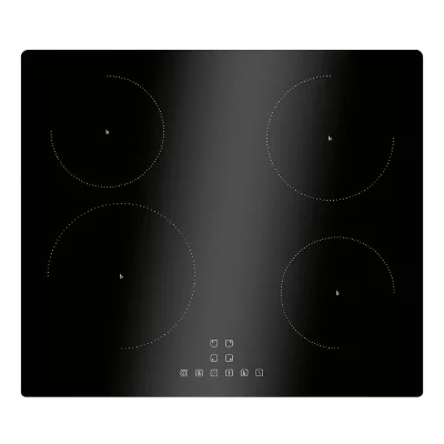 BOMANN Plaque de cuisson en vitroc&eacute;ramique &agrave; induction 4 feux encastrable EBKI7942 