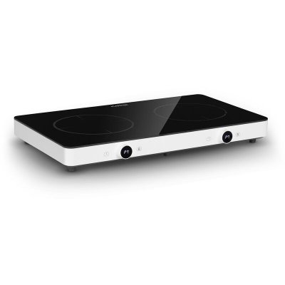 KLARSTEIN Plaque de cuisson induction - Future Chef - Surface vitroc&eacute;ramique - Noir 