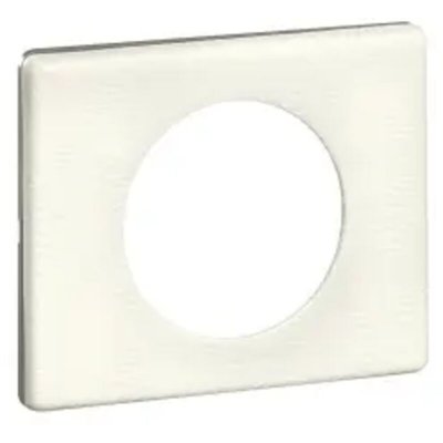 LEGRAND Plaque de finition 1 poste C&eacute;liane finition Mati&egrave;res Songe Porcelaine