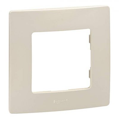 LEGRAND Plaque de finition 1 poste - nilo&eacute; one - lin - 665011 - 