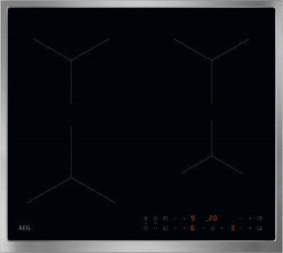 AEG Plaque Electrique TN64IA00XB 4 Zones 3700W Noire