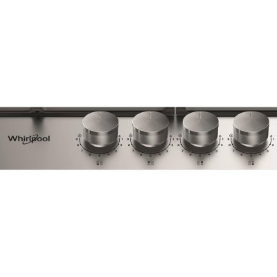  Plaque : Gaz WHIRLPOOL 4 Feux 58 / 51cm TGML660IX