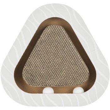 TRIXIE Plaque griffoir triangulaire, 36 cm. pour chat.  Multicolor