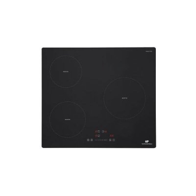 CONTINENTAL EDISON Plaque induction 3 foyers 3 timers 3 boosters Noir 