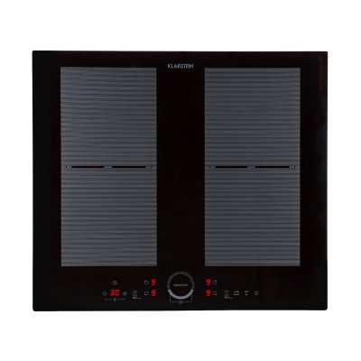 KLARSTEIN Plaque induction 4 feux encastrable -  - Delicatessa 60 - 7000 W - vitroc&eacute;ramique - noir