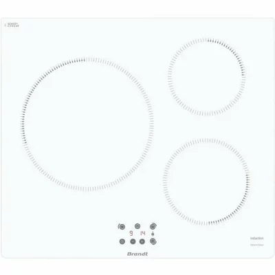 BRANDT Plaque induction  -TI364W - 3 feux - 14cm