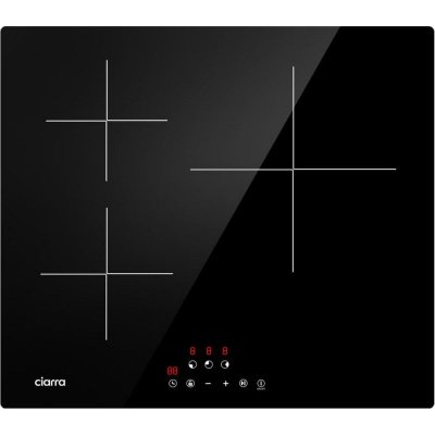 CIARRA Plaque induction  CBBIH3-OW 3 foyers