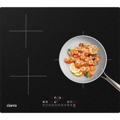 CIARRA Plaque induction  CBBIH3B-OW 3 foyers booster