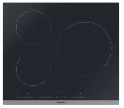 CANDY Plaque induction CIS633MCTT Wifi 3 foyers, boosters, 6900w, Sliders