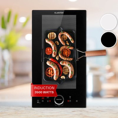 KLARSTEIN Plaque induction encastrable 2 feux  30 cm 3500 W - noir