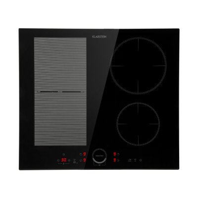 KLARSTEIN Plaque induction encastrable 4 feux -  - 60 cm - 7000 W - vitroc&eacute;ramique - noir