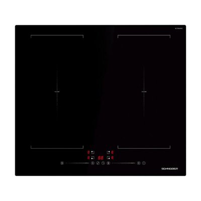 SCHNEIDER Plaque induction encastrable  SCTI642N0 7400 W Noir 