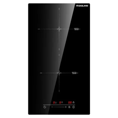 GASLAND Plaque Induction  Chef IH30BFN 30cm 3500W 2 Foyers S&eacute;curit&eacute; Enfant C&eacute;ramique Noir