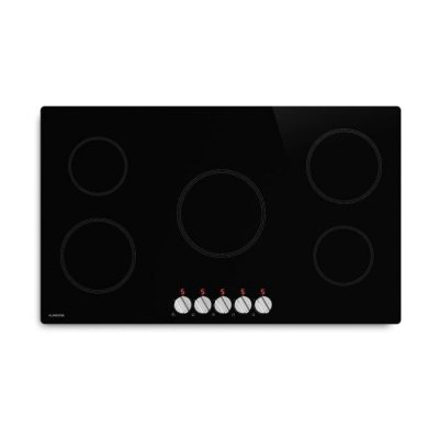 KLARSTEIN Plaque induction Kochheld 90 cm 5 zones 8700 W Noir Encastrable