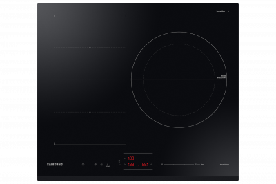 SAMSUNG Plaque induction NZ63B6056GK, 3 foyers, Flexzone, Slider