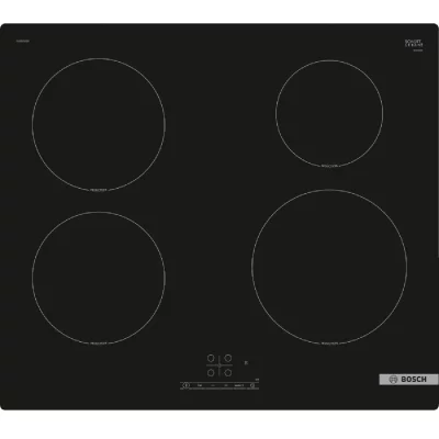 BOSCH Plaque induction PUE61RBB5E 4 foyers S&eacute;rie 4, Powerboost