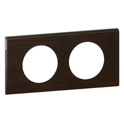 LEGRAND Plaque matiere 2 postes teinte wengue celiane  069202