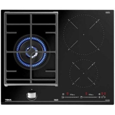 TEKA Plaque mixte JZC 63312, Gaz double couronne + Induction Slider