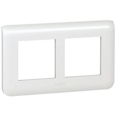LEGRAND Plaque Mosaic - 2x2 modules - Sp&eacute;cial r&eacute;novation - Horizontal