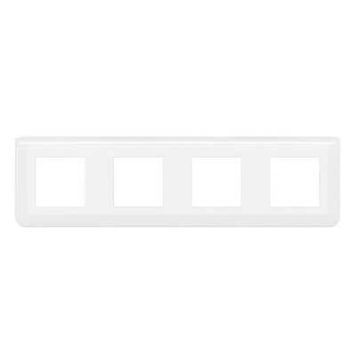 LEGRAND Plaque Mosaic - 4x2 modules - Blanc - Horizontal