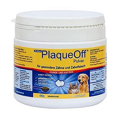 SWEDENCARE Plaque Off Poudre Hygi&egrave;ne dentaire Chiens et chats 420 G