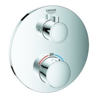 GROHE Plaque thermostatique pour douche avec deux voies Grohtherm 