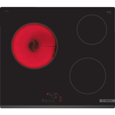 BOSCH Plaque vitroceramique PKM63RBB8E S&eacute;rie 4, 3 foyers, TouchSelect