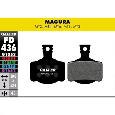 GALFER Plaquette de frein  FD436 Standard Magura et Campagnolo