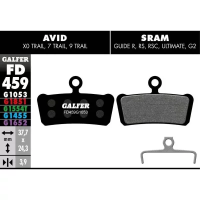 GALFER Plaquette de frein  FD459 Standard Sram et Avid