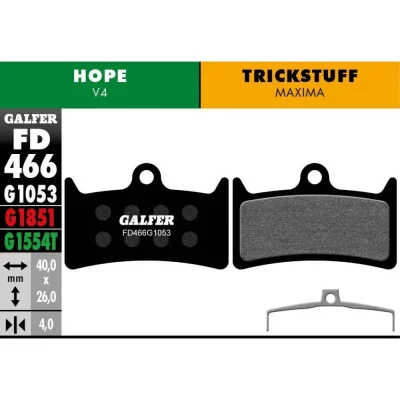 GALFER Plaquette de frein  FD466 Standard Hope et Trickstuff
