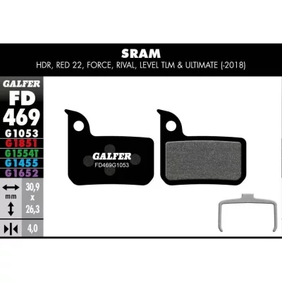 GALFER Plaquette de frein  FD469 Standard Sram