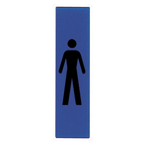 NODATA Plaquette signal&eacute;tique plexiglas de couleur pictogramme homme