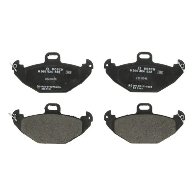 BOSCH Plaquettes de frein arriere  0 986 424 532 (Jeu de 4)